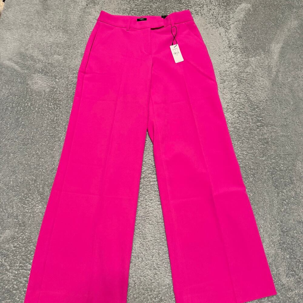 Express Editor Relaxed Trouser Womens 4 (29x30.5) Dress Pants Stretch Career